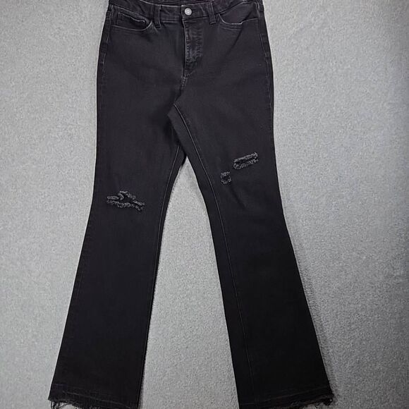 BKE Buckle Parker Jeans Women's 29 x 33 1/2 Black Universal Fit High Rise Bootcu - Picture 1 of 11